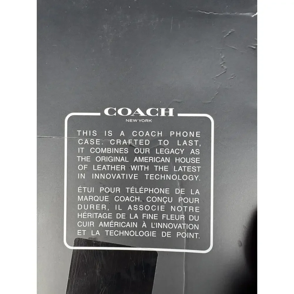 NIB Coach Rexy Glitter Dinosaur iPhone 15 Pro Max Protective MagSafe Clear Case